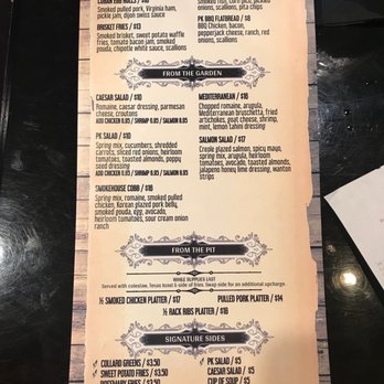 Prohibition Dunedin - Menu front - Gastropubs Near Me - Dunedin, Florida