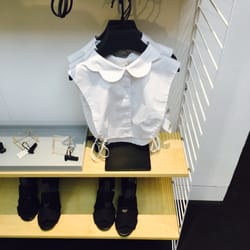 COS - Just get the collar instead of the whole blouse.. So smart and saves us from sweating and ironing... Makes your outfit look fresh and sharp.