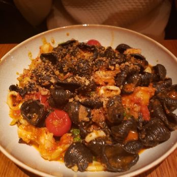 San Morello - Black ink shells with shrimp - Italian Near Me - Detroit, Michigan