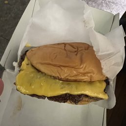 Not the best looking but is sure is tasty. Cheeseburger Not the best looking but is sure is tasty. Cheeseburger