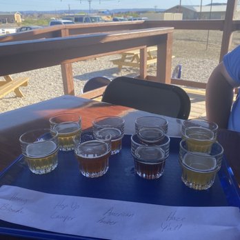 Mavericks' Ice House - Flight of on tap beer - Cocktail Bars Near Me - Terlingua, Texas Mavericks' Ice House - Flight of on tap beer - Cocktail Bars Near Me - Terlingua, Texas