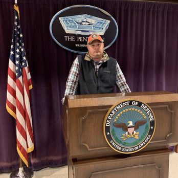 The Pentagon - This is his "I'm taking annoying questions from the press" face. - Landmarks & Historical Buildings Near Me - Arlington, Virginia The Pentagon - This is his "I'm taking annoying questions from the press" face. - Landmarks & Historical Buildings Near Me - Arlington, Virginia