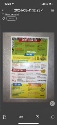 Menu photo 4 Chuy's Oklahoma City, OK Menu photo 4 Chuy's Oklahoma City, OK