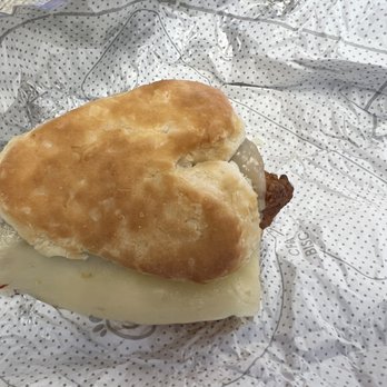 Chick-fil-A - Spicy chicken biscuit with a heart shape for February love - Fast Food Near Me - Hermitage, Tennessee Chick-fil-A - Spicy chicken biscuit with a heart shape for February love - Fast Food Near Me - Hermitage, Tennessee