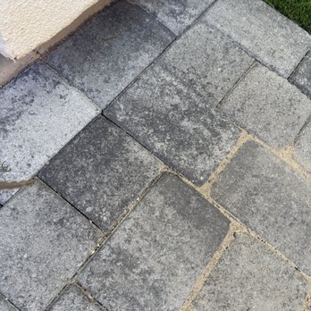 Synthetic Grass Masters - More gaps in the pavers. The filled gaps is what I didn't before this picture - Artificial Turf Near Me - Scottsdale, Arizona Synthetic Grass Masters - More gaps in the pavers. The filled gaps is what I didn't before this picture - Artificial Turf Near Me - Scottsdale, Arizona