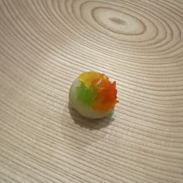 Handmade Planet Wagashi (confectionery) revolving around food universe. Good!