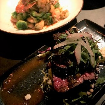 El Five - Shrimp & Calamari a la Plancha and Grilled Hanger Steak - Tapas/Small Plates Near Me - Denver, Colorado