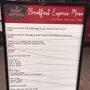 Pony Express - Menu for 11/20/14. - Food Trucks Near Me - Santa Clara, California Pony Express - Menu for 11/20/14. - Food Trucks Near Me - Santa Clara, California