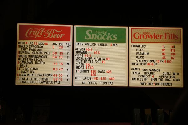 Menu photo 2 Electric Bicycle Brewing Vancouver, BC