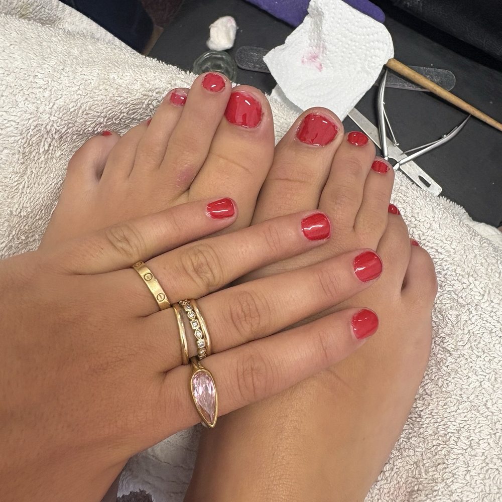 amazing gel mani pedi! Rose was so sweet & really paid attention to detail! amazing gel mani pedi! Rose was so sweet & really paid attention to detail!