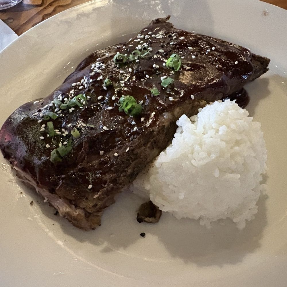 Tahiti Nui - Bbq spare ribs with the rice - Seafood Near Me - Hanalei, Hawaii Tahiti Nui - Bbq spare ribs with the rice - Seafood Near Me - Hanalei, Hawaii