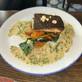The Reserve at The Highland - Salmon, honeynut squash, sage brown butter, hazelnut - Steakhouses Near Me - Dallas, Texas The Reserve at The Highland - Salmon, honeynut squash, sage brown butter, hazelnut - Steakhouses Near Me - Dallas, Texas