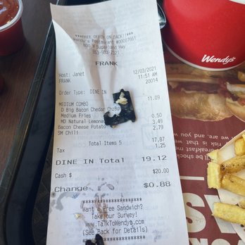 Wendy's - Broken plastic that was inside of burger. - Fast Food Near Me - Clewiston, Florida Wendy's - Broken plastic that was inside of burger. - Fast Food Near Me - Clewiston, Florida