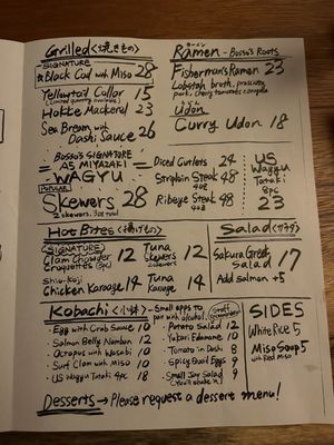 Menu photo 3 Sushi By Bosso Boston, MA