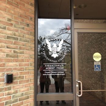 Gerald R. Ford Library - Door - Libraries Near Me - Ann Arbor, Michigan