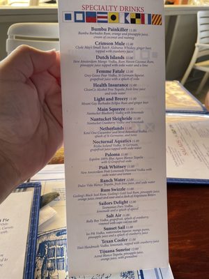 Menu photo 3 Chart Room Cataumet, MA
