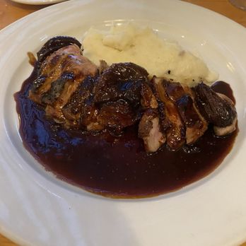 44 & X Hell's Kitchen - Sauteed Breast of Duck (substituted creamy mashed potatoes instead of the sweet potato hash) - New American Near Me - New York, New York