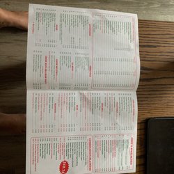 Ming Gardens Restaurant - Menu
