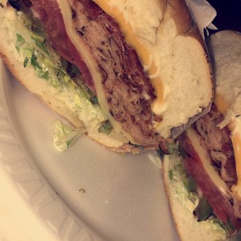 Freeport Deli & Grill - The classy Dinasia ! Honey turkey , Bacon, American and Swiss , grilled onions and peppers, lettuce, tomatoes, extra mayo ! - Delis Near Me - Freeport, New York