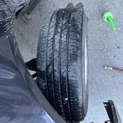 Les Schwab Tire Center - Ritzville patched the driver side front tire this morning and one would think it should not still be leaking, but it still it.