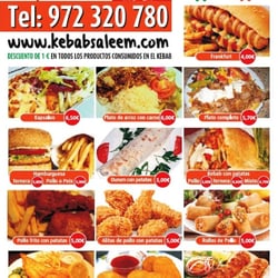 Saleem - Nuestras nuevas ofertas para servicio a domicilio de Comida Rapida y Kebab, en Sant Feliu de Guíxols. Llamar al 972 320 780