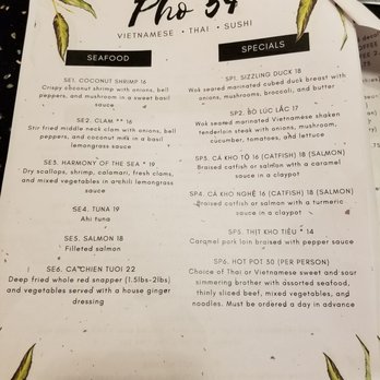 Pho 54 - Menu - Sushi Bars Near Me - Amherst, New York Pho 54 - Menu - Sushi Bars Near Me - Amherst, New York