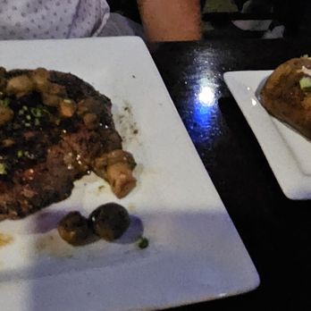 Kenny's Wood Fired Grill - 16oz rib eye and stuffed potato - American Near Me - Dallas, Texas Kenny's Wood Fired Grill - 16oz rib eye and stuffed potato - American Near Me - Dallas, Texas
