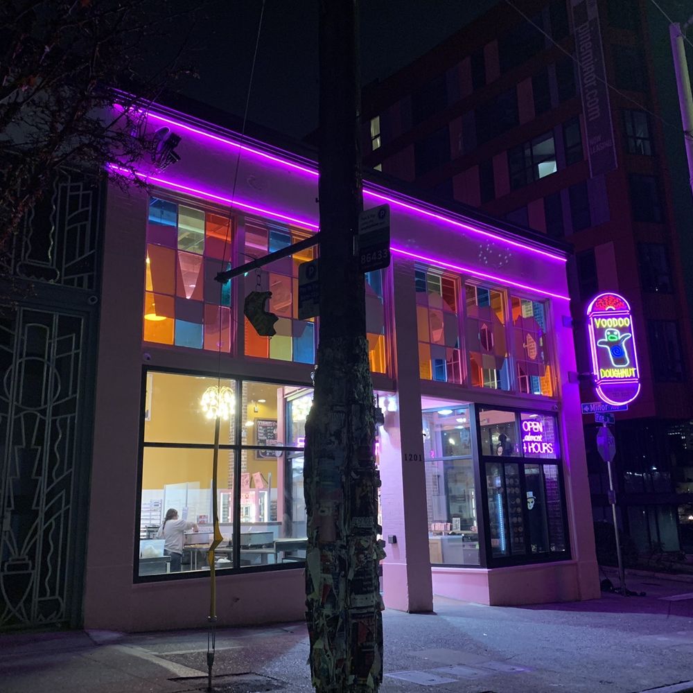 Voodoo Doughnut - Store front, Thursday 2 January 2025. - Donuts Near Me - Seattle, Washington Voodoo Doughnut - Store front, Thursday 2 January 2025. - Donuts Near Me - Seattle, Washington