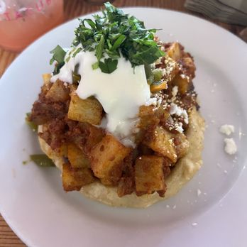 Tacubaya - Sope De Chorizo Y Papas- very tasty - Mexican Near Me - Berkeley, California