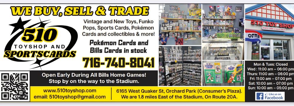 510 Toy Shop and Sports Cards Logo