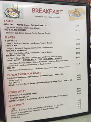 Menu photo 8 The Dam Grill Buchanan Dam, TX