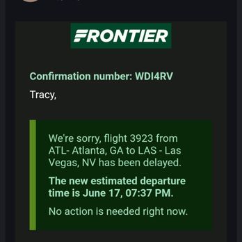 Frontier Airlines - Pictures of all the delays - Airlines Near Me - Atlanta, Georgia