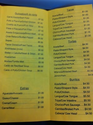 Menu photo 4 La Guadalupana Los Angeles, CA Menu photo 4 La Guadalupana Los Angeles, CA