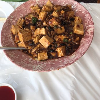 Hot Lobster Dim Sum - The tofu dish we specifically asked be vegetarian came loaded with ground pork - Dim Sum Near Me - Niagara Falls, Ontario Hot Lobster Dim Sum - The tofu dish we specifically asked be vegetarian came loaded with ground pork - Dim Sum Near Me - Niagara Falls, Ontario