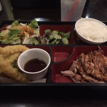Minato Sushi - Chicken teriyaki and mixed tempura dinner $11 - Sushi Bars Near Me - Lake Forest, California
