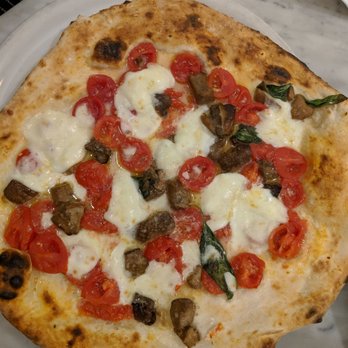 Pizzeria Vesi - Porcini - mushrooms, grana padano, basil and buffalo mozzarella - Pizza Near Me - Naples, NA Pizzeria Vesi - Porcini - mushrooms, grana padano, basil and buffalo mozzarella - Pizza Near Me - Naples, NA