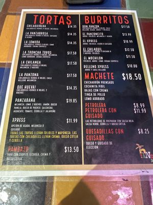 Menu photo 1 El Panzon Chilango Jurupa Valley, CA