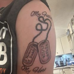 Ink Link Tattoos - My dads memorial tattoo