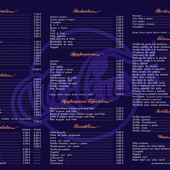 Me Gusta - Menu (Back) - Burgers Near Me - Rota, California