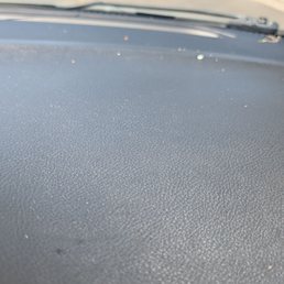 Sometimes a photo can't get the full extent, but my dash under the windshield was clearly not even touched nor was the back seat Sometimes a photo can't get the full extent, but my dash under the windshield was clearly not even touched nor was the back seat