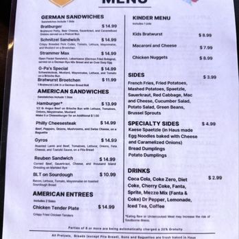 Oma's Haus - Menu - Bakeries Near Me - Coeburn, Virginia