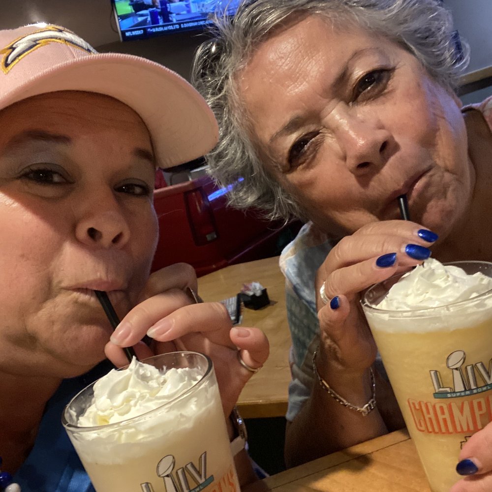 Thirsty's Brew Pub and Grill - Peach and banana daiquiri deliciousness!! - American Near Me - Hays, Kansas Thirsty's Brew Pub and Grill - Peach and banana daiquiri deliciousness!! - American Near Me - Hays, Kansas