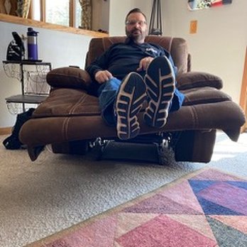 Steinhafels - Leans almost to floor on the right side.  I weigh 185, got worse every day, little by little only a few months old. - Furniture Stores Near Me - Waukesha, Wisconsin