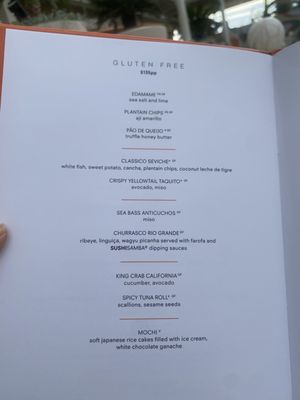 Menu photo 7 Sushisamba West Hollywood, CA