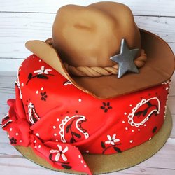 Fat Sally's Cakes - Cowboy Birthday Cake