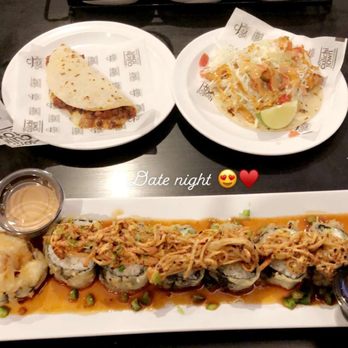 Culichi Town - Appetizer of aguachiles prepared 3 different ways Octopus & fish tacos Kanikama Roll ALL SOO GOOD!!! - Sushi Bars Near Me - Houston, Texas Culichi Town - Appetizer of aguachiles prepared 3 different ways Octopus & fish tacos Kanikama Roll ALL SOO GOOD!!! - Sushi Bars Near Me - Houston, Texas