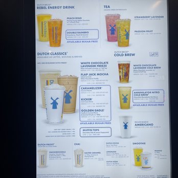 Dutch Bros Coffee - Small menu to choose from - Juice Bars & Smoothies Near Me - Oceanside, California