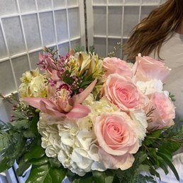 Bouquet, roses, lily flowers Bouquet, roses, lily flowers