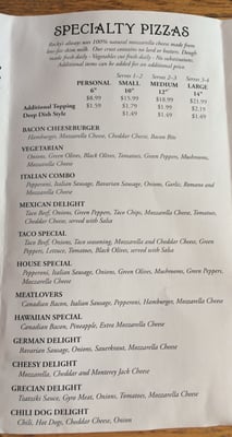 Menu photo 2 Rocky's Pizza House Park Rapids, MN Menu photo 2 Rocky's Pizza House Park Rapids, MN