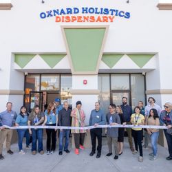 The ribbon cutting ceremony at Oxnard Holistics!